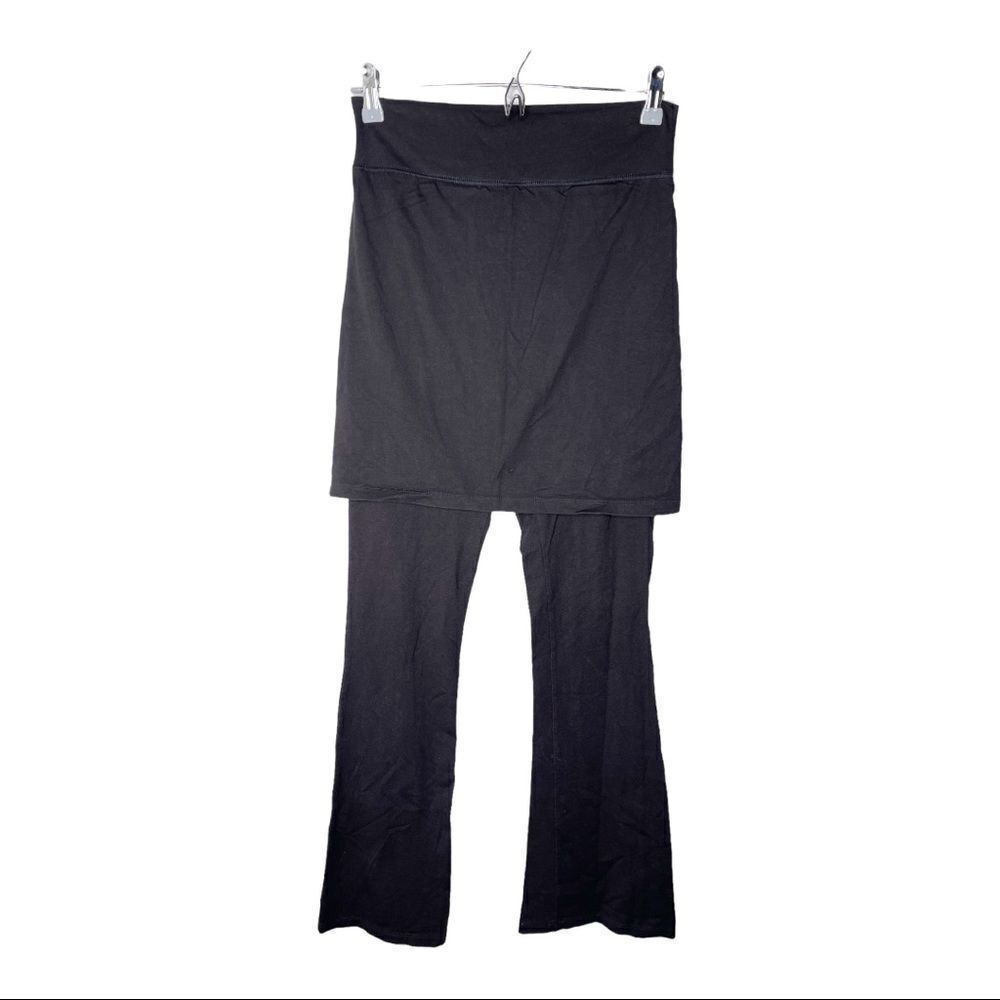JODE Black Skirt Bootcut Leggings Modest 
